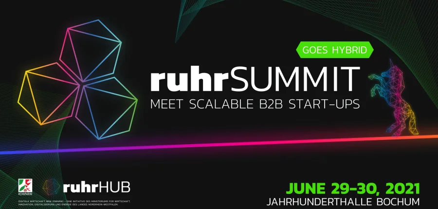 Startup-Essen – JETZT 30% RABATT mit dem Promocode "ESSEN2021" sicher und beim ruhrSUMMIT 2021 dabei sein!