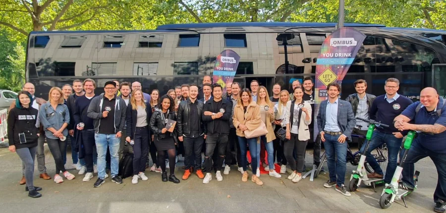 Startup-Essen – Top Pott-Unternehmer mit dem OMBus zur DMEXCO2019